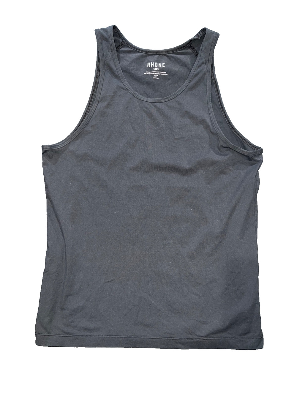 Rhone Mens Size Small black Scoop Neck Tank Top Y2K A010799
